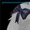 Silver Sapphire tail bow