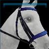Raring racer bridle in indigo