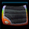 Rainbow Riot saddle pad