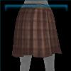 Autumn Academia Coffee Twill Skirt