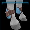 Sky blue sunset trails jumping boots