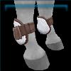 Snow white sunset trails jumping boots