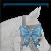 Sky blue sunset trails head ribbon