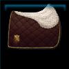 Exquisite Chocolate Dressage Saddle Pad