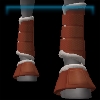 Rex Stamper chestnut deluxe leg protectors and bell boots