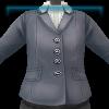 Light grey competition jacket