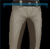 Taupe riding pants with socks