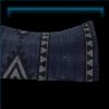 Western saddle pad in navy blue