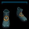 Gilded Glamour green short boots
