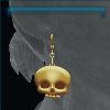Emerald Goth earrings