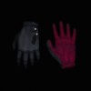 Evil Queen dressage gloves