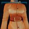 Orange mountain jacket