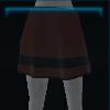 Brown skirt with stripes