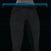 Black riding pants with knee socks