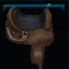 Brown windbreaker saddle