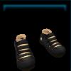 Black designer sneakers