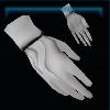 White Pro gloves