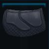 Gray wilderness saddle pad