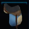 Elegant brown saddle