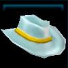 Light blue fall hat