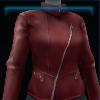 Burgundy storm jacket