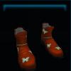 Orange farm boots