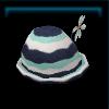 Blue wave hat
