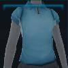Blue sports polo