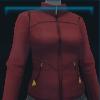 Red cross-country jacket