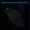 Dark trendy gloves