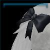Black onyx tail bow