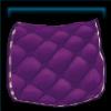 Rex Stamper purple saddle pad